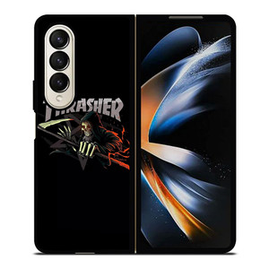 THRASHER LOGO SKULL Samsung Galaxy Z Fold 4 Case Cover THRASHER LOGO SKULL Samsung Galaxy Z Fold 4 Case Cover