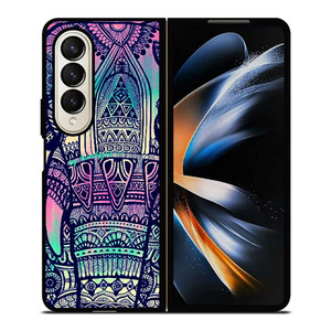 TRIBAL AZTEC ELEPHANT Samsung Galaxy Z Fold 4 Case Cover
