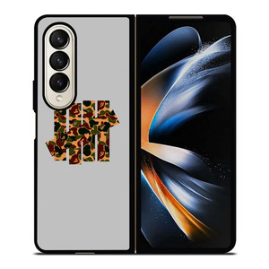 UNDEFEATED LOGO BAPE CAMO Samsung Galaxy Z Fold 4 Case Cover