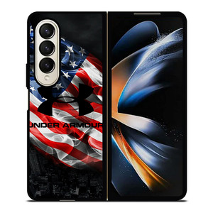 UNDER ARMOUR AMERICAN FLAG Samsung Galaxy Z Fold 4 Case Cover UNDER ARMOUR AMERICAN FLAG Samsung Galaxy Z Fold 4 Case Cover