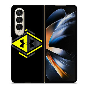 UNDER ARMOUR LOGO YELLOW Samsung Galaxy Z Fold 4 Case Cover UNDER ARMOUR LOGO YELLOW Samsung Galaxy Z Fold 4 Case Cover