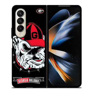 UNIVERSITY GEORGIA BULLDOGS Samsung Galaxy Z Fold 4 Case Cover