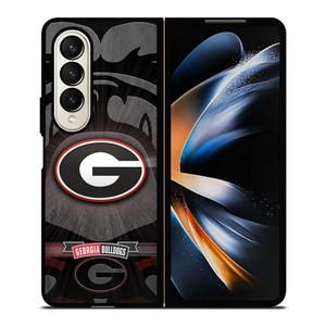 UNIVERSITY OF GEORGIA BULLDOGS 2 Samsung Galaxy Z Fold 4 Case Cover
