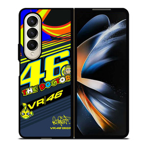 VALENTINO ROSSI VR 46 MOTO GP Samsung Galaxy Z Fold 4 Case Cover VALENTINO ROSSI VR 46 MOTO GP Samsung Galaxy Z Fold 4 Case Cover