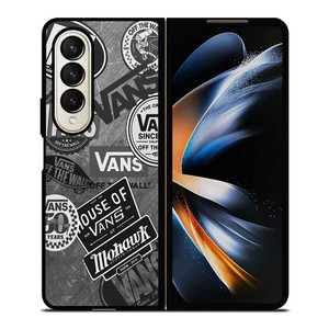 VANS CLASSIC STICKER COLLAGE Samsung Galaxy Z Fold 4 Case Cover