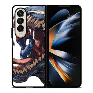 VENOM VS SPIDERMAN MARVEL CARTOON Samsung Galaxy Z Fold 4 Case Cover VENOM VS SPIDERMAN MARVEL CARTOON Samsung Galaxy Z Fold 4 Case Cover