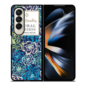VERA BRADLEY VB FLORAL PATTERNS CB Samsung Galaxy Z Fold 4 Case Cover VERA BRADLEY VB FLORAL PATTERNS CB Samsung Galaxy Z Fold 4 Case Cover