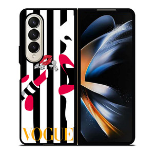 VOGUE LOGO LIPSTICK Samsung Galaxy Z Fold 4 Case Cover