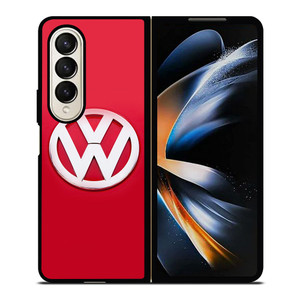 VW VOLKSWAGEN LOGO RED Samsung Galaxy Z Fold 4 Case Cover