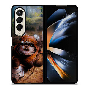 WICKET EWOK JEDI STAR WARS Samsung Galaxy Z Fold 4 Case Cover