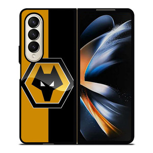 WOLVERHAMPTON WANDERERS FOOTBALL LOGO Samsung Galaxy Z Fold 4 Case Cover