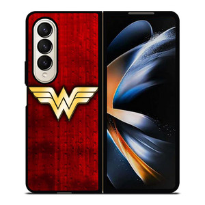 WONDER WOMAN LOGO Samsung Galaxy Z Fold 4 Case Cover WONDER WOMAN LOGO Samsung Galaxy Z Fold 4 Case Cover