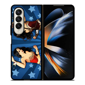 WONDER WOMAN LYNDA CARTER & GAL GADOT Samsung Galaxy Z Fold 4 Case Cover