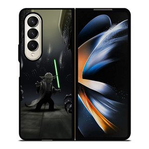 YODA VS ALIENS Samsung Galaxy Z Fold 4 Case Cover