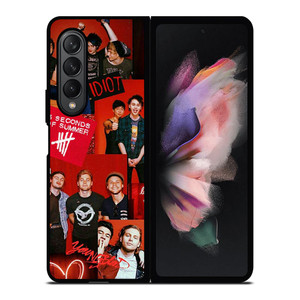 5 SECONDS OF SUMMER RED COLLAGE Samsung Galaxy Z Fold 3 Case Cover