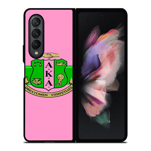 AKA PINK AND GREEN Samsung Galaxy Z Fold 3 Case Cover AKA PINK AND GREEN Samsung Galaxy Z Fold 3 Case Cover