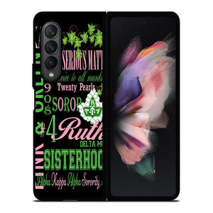 Alpha Kappa Alpha Samsung Galaxy Z Fold 3 Case Cover
