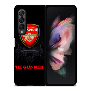 ARSENAL FC THE GUNNERS LOGO Samsung Galaxy Z Fold 3 Case Cover