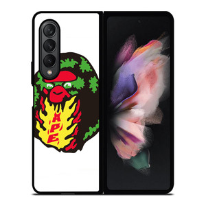 BAPE LOGO ARTWORK Samsung Galaxy Z Fold 3 Case Cover BAPE LOGO ARTWORK Samsung Galaxy Z Fold 3 Case Cover