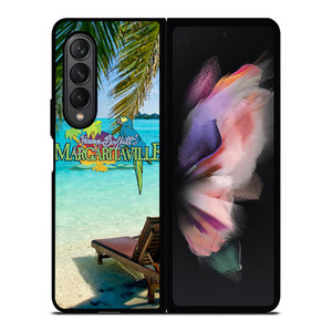 BEACH JIMMY BUFFETS MARGARITAVILLE BEACH Samsung Galaxy Z Fold 3 Case Cover