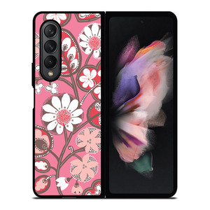 BLUSH PINK VERA BRADLEY PRINT Samsung Galaxy Z Fold 3 Case Cover