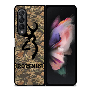 CAMO BROWNING LOGO Samsung Galaxy Z Fold 3 Case Cover