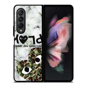 CAMO COMME DES GARCONS Samsung Galaxy Z Fold 3 Case Cover CAMO COMME DES GARCONS Samsung Galaxy Z Fold 3 Case Cover