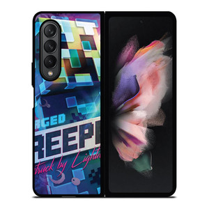 CHARGED CREEPER MINECRAFT Samsung Galaxy Z Fold 3 Case Cover