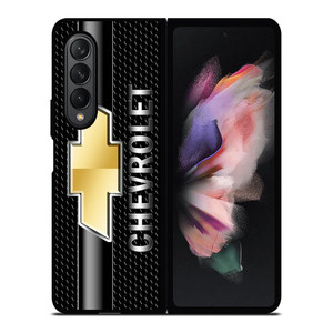 CHEVY CHEVROLET LOGO CARBON Samsung Galaxy Z Fold 3 Case Cover