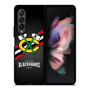 CHICAGO BLACKHAWKS FOOTBALL LOGO 1926 Samsung Galaxy Z Fold 3 Case Cover