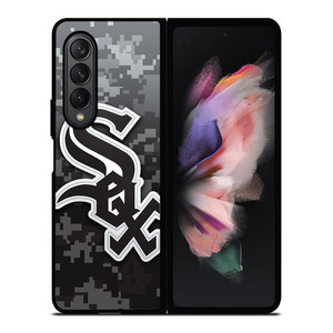 CHICAGO WHITE SOX CAMO LOGO Samsung Galaxy Z Fold 3 Case Cover