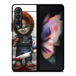 CHUCKY DOLL WITH KNIFE Samsung Galaxy Z Fold 3 Case Cover