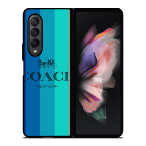 COACH NEW YORK STRIPES Samsung Galaxy Z Fold 3 Case Cover