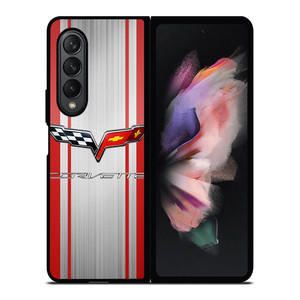 CORVETTE RED Samsung Galaxy Z Fold 3 Case Cover
