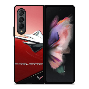 CORVETTE STINGRAY RED Samsung Galaxy Z Fold 3 Case Cover