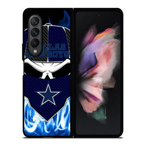 DALLAS COWBOYS SKULL BANDANA Samsung Galaxy Z Fold 3 Case Cover