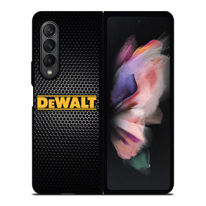 DEWALT LOGO METAL CARBON Samsung Galaxy Z Fold 3 Case Cover
