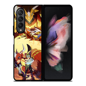 DIGIMON FRONTIER AGUNIMON Samsung Galaxy Z Fold 3 Case Cover