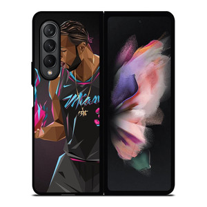 DWYANE WADE MIAMI HEAT ART Samsung Galaxy Z Fold 3 Case Cover