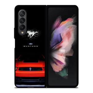 FORD MUSTANG CAR RED Samsung Galaxy Z Fold 3 Case Cover FORD MUSTANG CAR RED Samsung Galaxy Z Fold 3 Case Cover