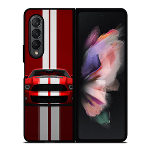 FORD MUSTANG RED Samsung Galaxy Z Fold 3 Case Cover