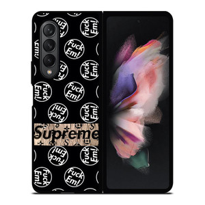 FUCK'EM X SUPREME Samsung Galaxy Z Fold 3 Case Cover FUCK'EM X SUPREME Samsung Galaxy Z Fold 3 Case Cover