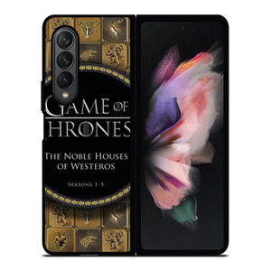 GAME OF THRONES THE NOBLE HOUSES OF WESTEROS Samsung Galaxy Z Fold 3 Case Cover