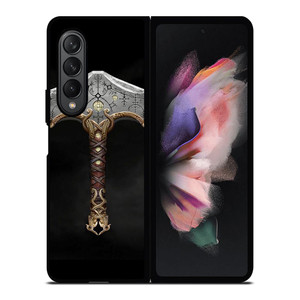 GOD OF WAR RAGNAROK HAMMER OF THOR Samsung Galaxy Z Fold 3 Case Cover