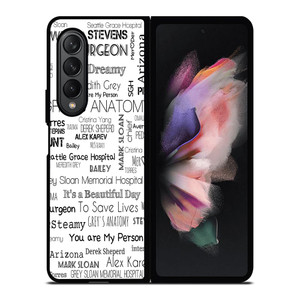 GREY'S ANATOMY STORY Samsung Galaxy Z Fold 3 Case Cover GREY'S ANATOMY STORY Samsung Galaxy Z Fold 3 Case Cover