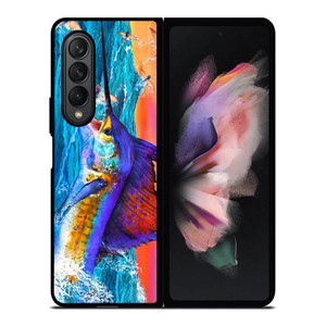 GUY HARVEY ISLAND MARLIN BOAT 2 Samsung Galaxy Z Fold 3 Case Cover GUY HARVEY ISLAND MARLIN BOAT 2 Samsung Galaxy Z Fold 3 Case Cover