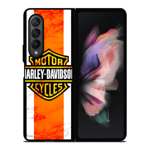 HARLEY DAVIDSON MARBLE LOGO Samsung Galaxy Z Fold 3 Case Cover