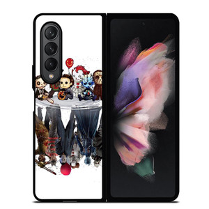 HORROR MOVIES FUNNY CHARACTERS Samsung Galaxy Z Fold 3 Case Cover