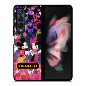HOT COACH MICKEY COUPLE Samsung Galaxy Z Fold 3 Case Cover