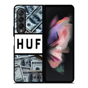 HUF MONEY Samsung Galaxy Z Fold 3 Case Cover HUF MONEY Samsung Galaxy Z Fold 3 Case Cover